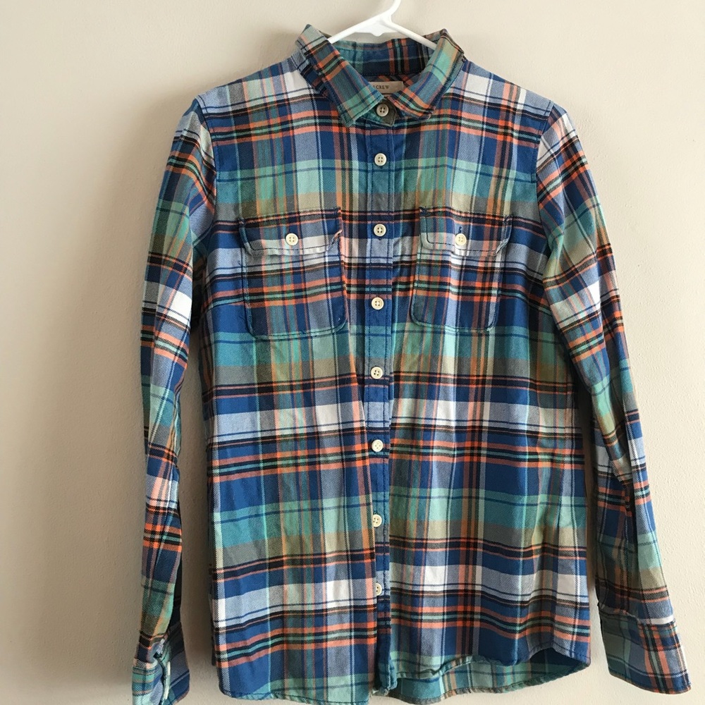 J. Crew Tartan Flannel shirt (plaid)